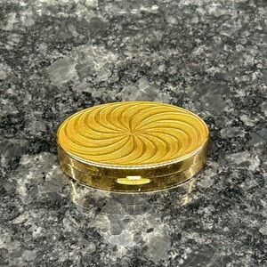 Vintage Max Factor Lipstick Case With Lipstick & Mirror